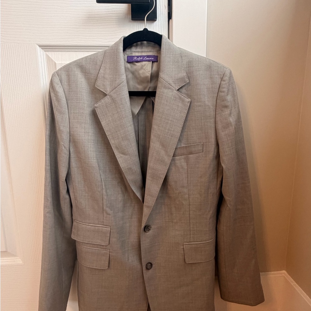 Collection Ralph Lauren women’s pearl Gray Blazer